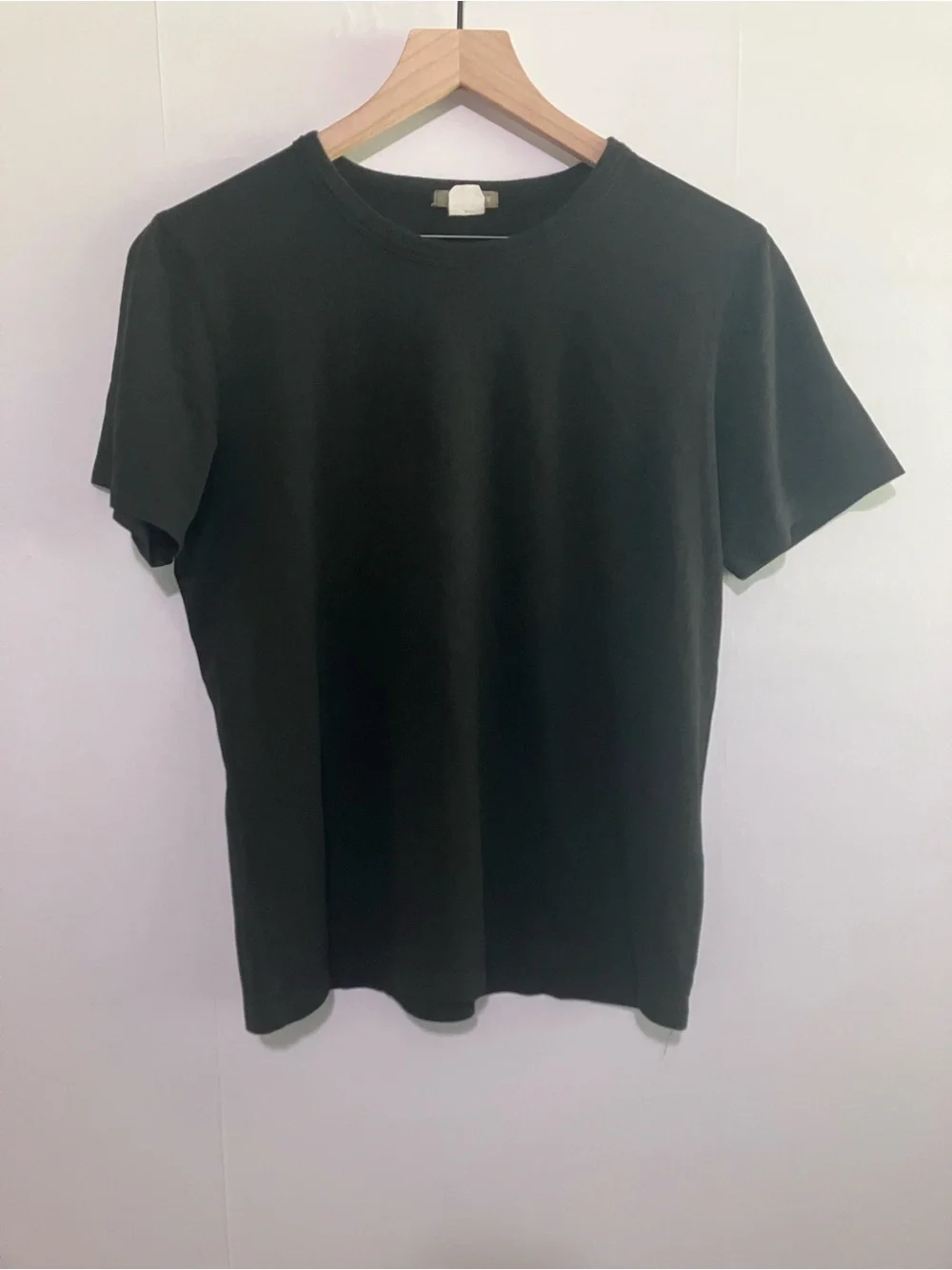 J. Crew Black Cotton T Shirt Size Large